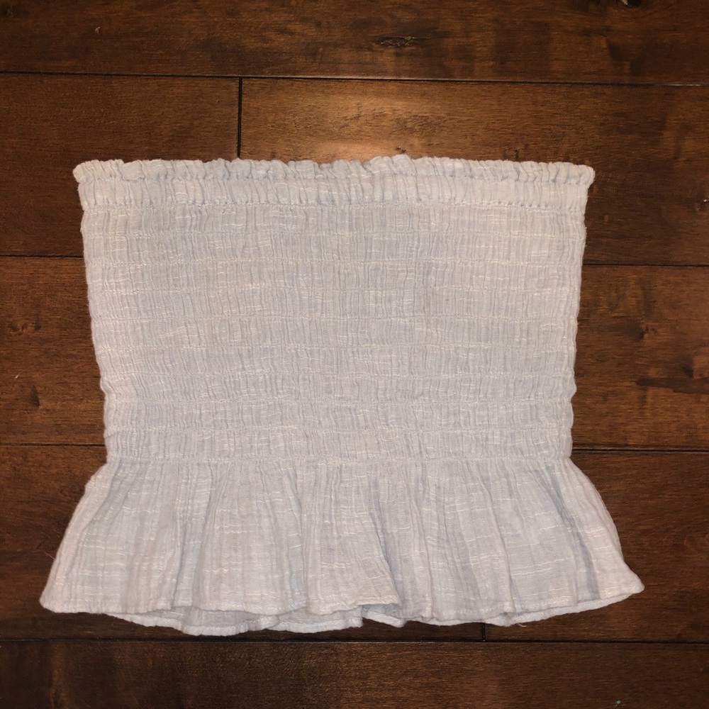 American Eagle Blue Tube Top